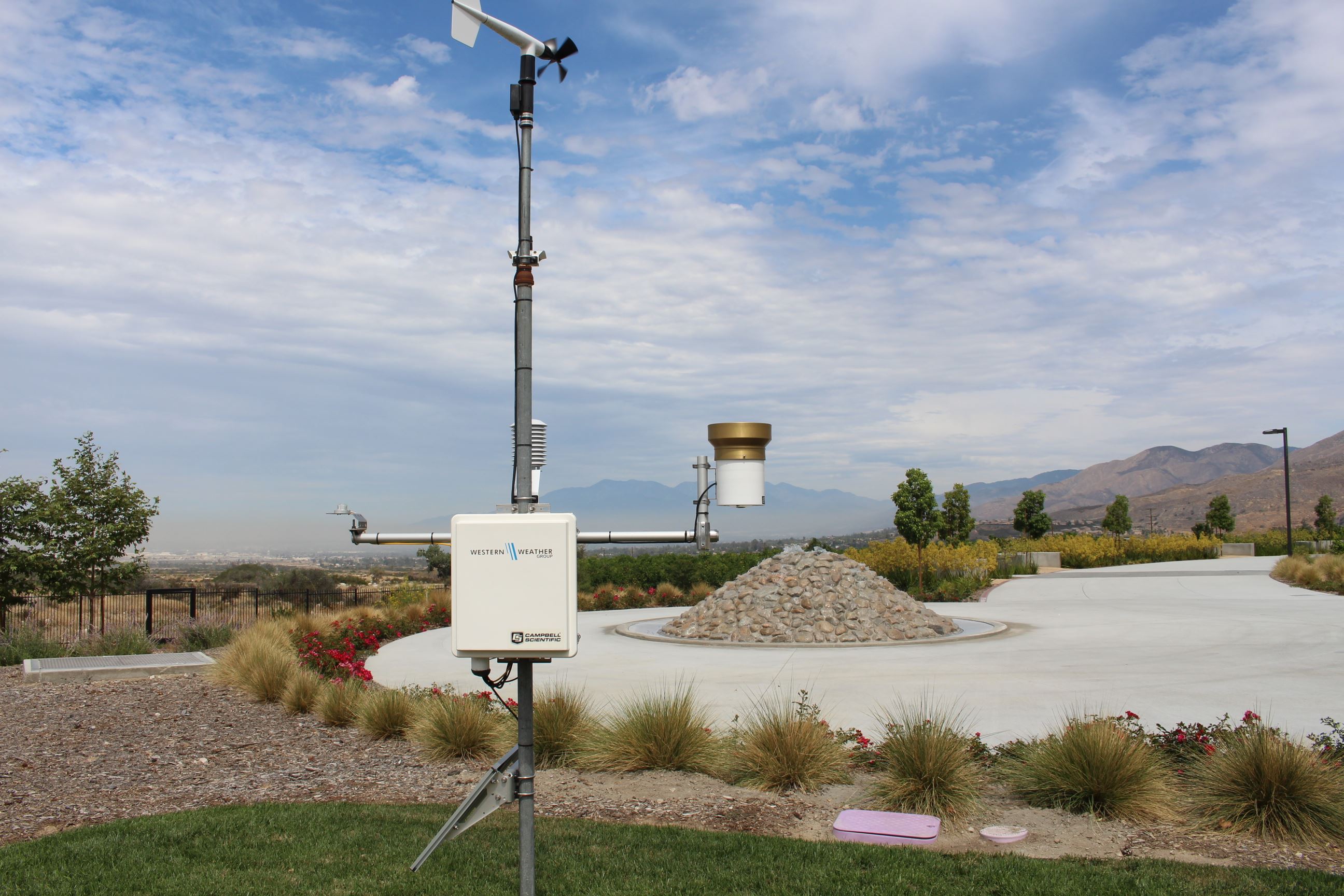 CIMIS Weather station at the District Headquarters 