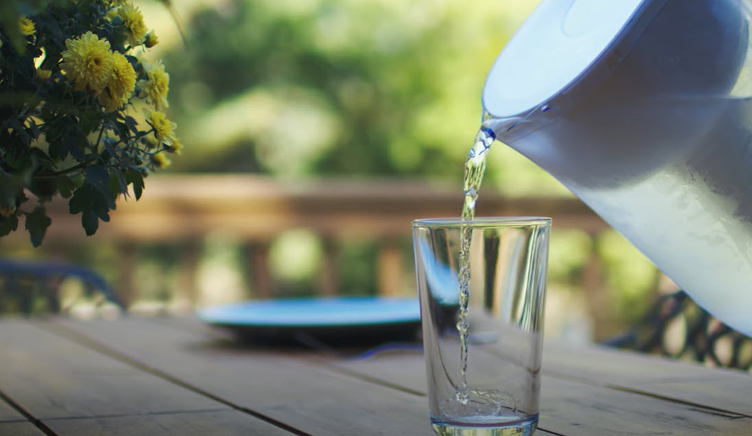 Image of Water pouring out of a pitcher, click to open modal window with video