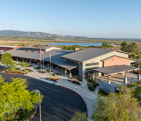 EVWD Headquarters building aerial view 